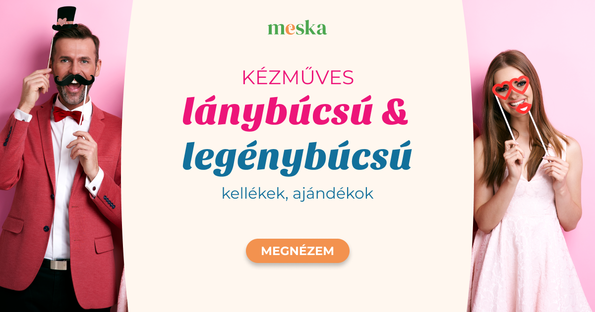 Lánybúcsú és legénybúcsú kellékek és ajándékok - Meska kézműves piactér