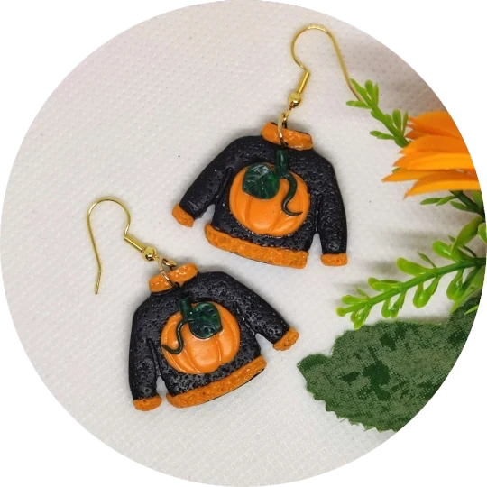 Halloween fülbevaló