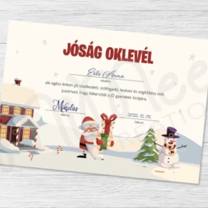 Mikulás oklevél