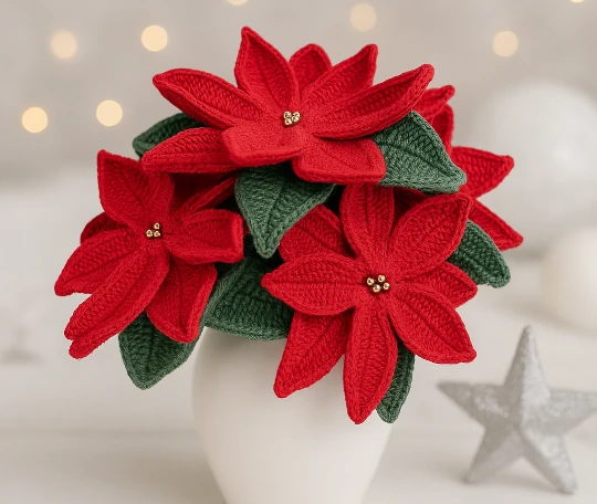 Mikulásvirág dekoráció