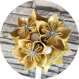Tavaszi papír dekoráció origami techinkával